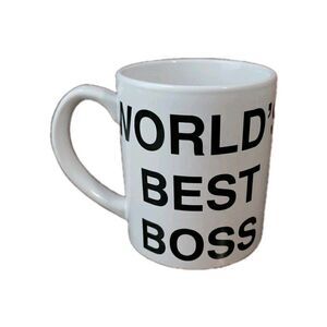 The Office WORLD'S BEST BOSS Coffee Mug Tea Cup Michael Scott Dunder Mifflin